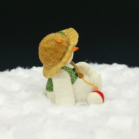 Sarah's Attic Snowonders "Bobber" August Snowman - Picture 4 of 7